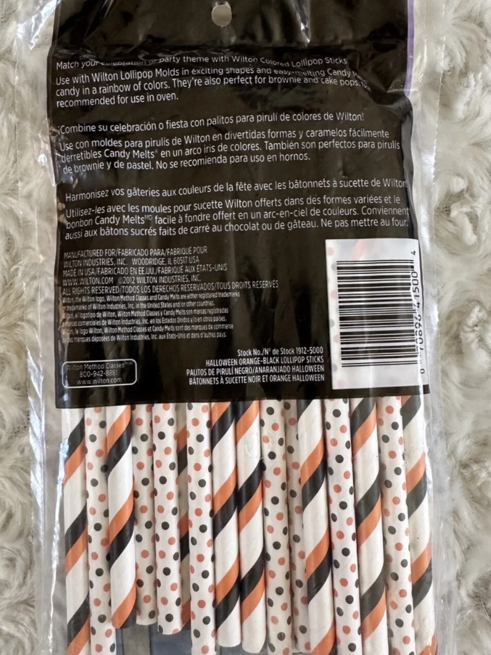 Halloween party supplies VTG Table Cover 29 Treat Bags Wilton 30 Lollipop Sticks